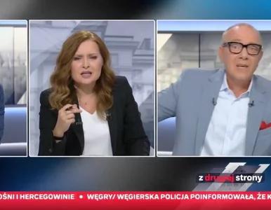 Miniatura: Awantura dziennikarzy w programie na żywo....